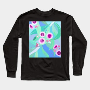 Gum flower digital painting Long Sleeve T-Shirt
